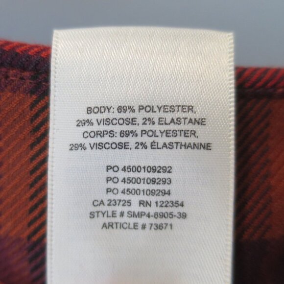 Aritzia Wilfred Dawna Check Pant Size S - Picture 10 of 12